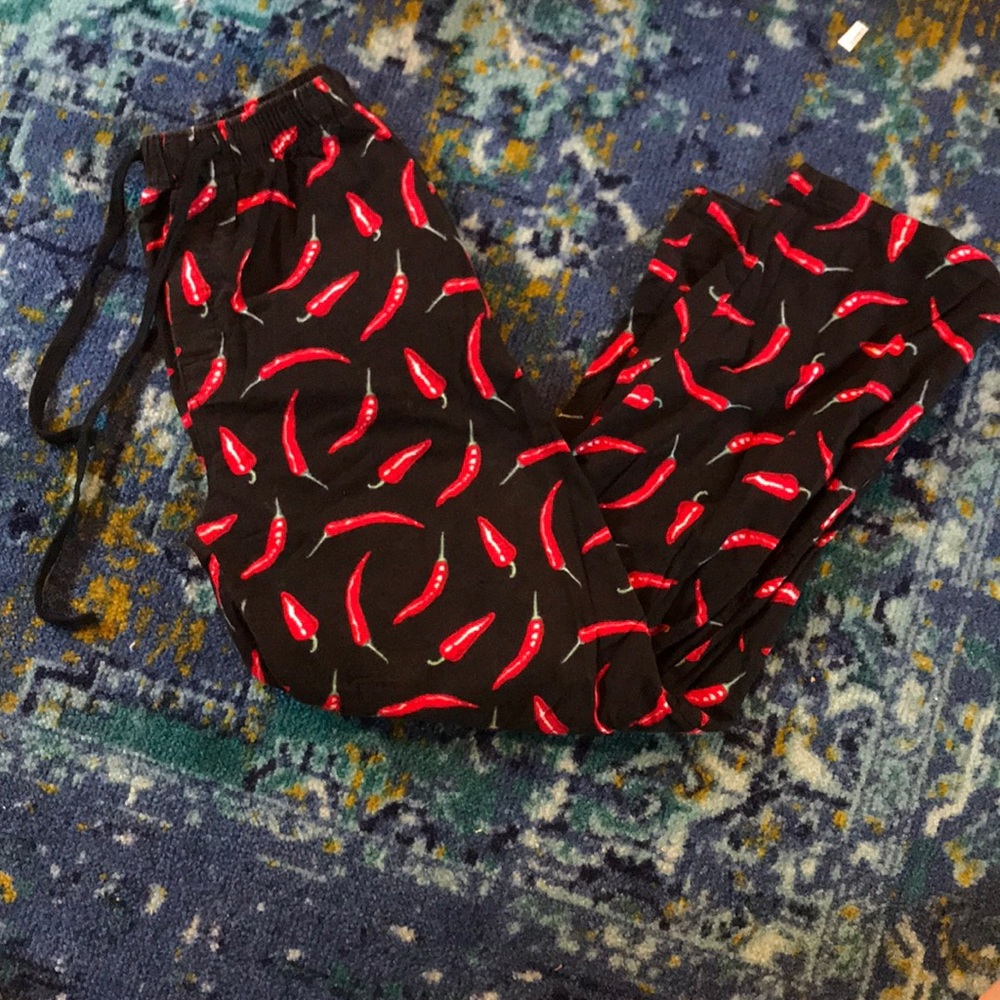Red hot chili pepper lounge sleep pants
